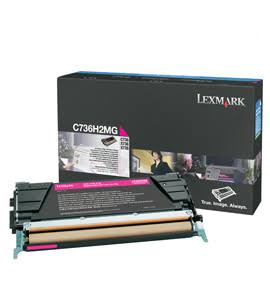 OEM Lexmark C736H2MG Toner Cartridge - Magenta