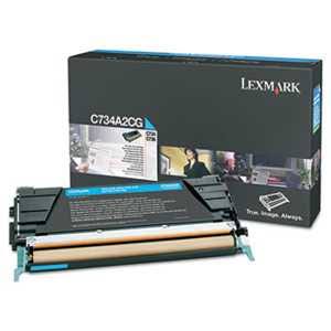 OEM Lexmark C734A2CG Toner Cartridge - Cyan