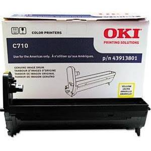OEM Okidata 43913801 Image Drum - Yellow