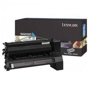 OEM Lexmark 15G032C Toner Cartridge - Cyan