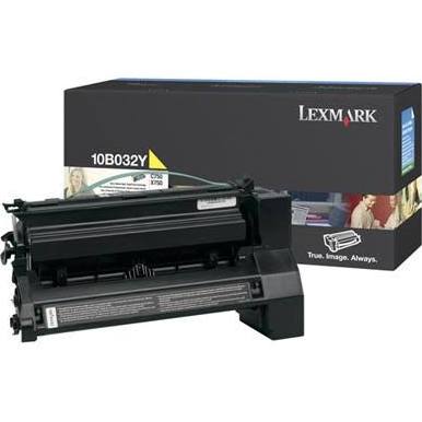 OEM Lexmark 10B032Y Toner Cartridge - Yellow