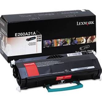 OEM Lexmark E260A21A Toner Cartridge - Black