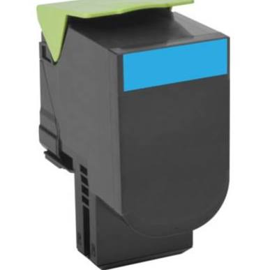 OEM Lexmark 800S2 Toner Cartridge - Cyan