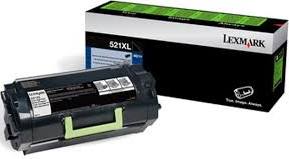 OEM Lexmark 521XL Toner Cartridge - Black