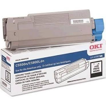 OEM Okidata Type C8 Toner Cartridge - Black