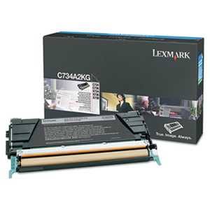 OEM Lexmark C734A2KG Toner Cartridge - Black