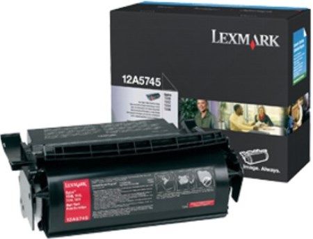 OEM Lexmark 12A5745 Toner Cartridge - Black