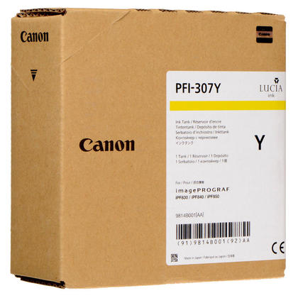 OEM Canon PFI-307Y Ink Cartridge - Yellow