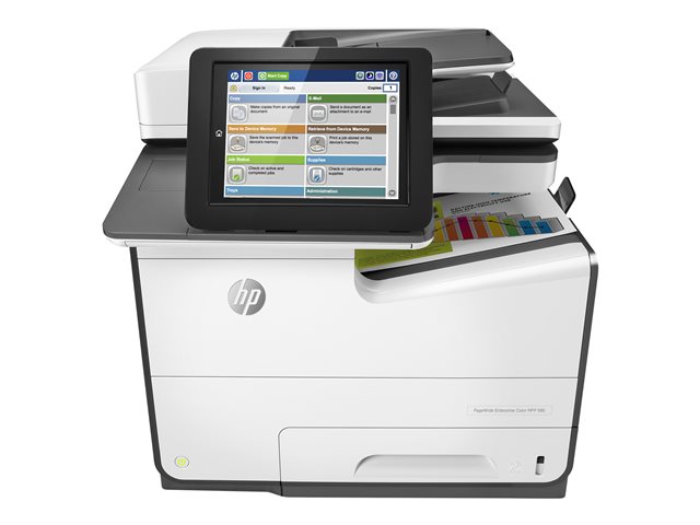 New HP PageWide Managed Color Flow E58650z Color Inkjet MFP