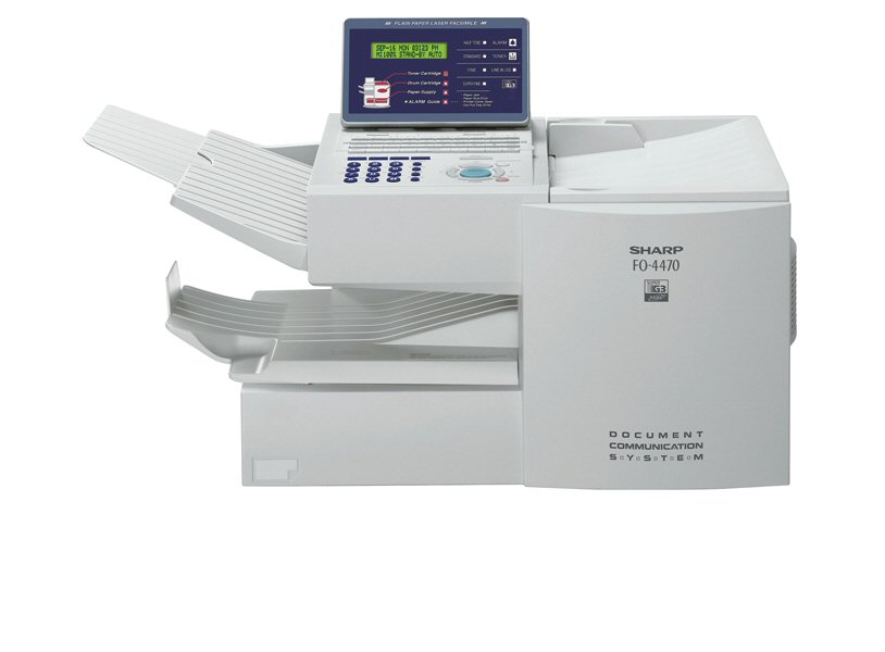 Sharp FO-4470 Mono Fax Machine Demo