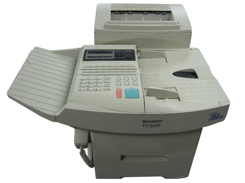 Sharp FO-6600 Mono Fax Machine Demo