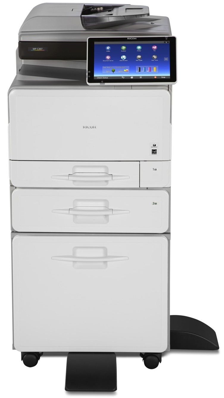 New Ricoh Aficio MP C307 Color Laser MFP
