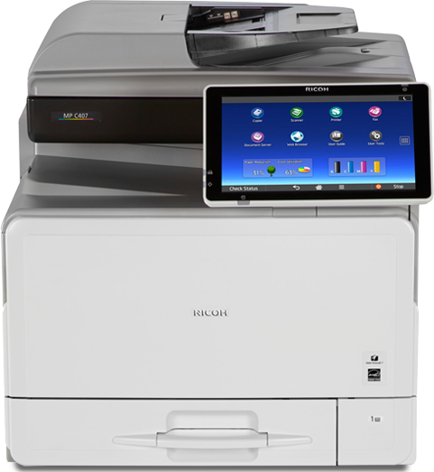 New Ricoh Aficio MP C407 Color Laser MFP