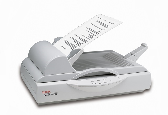 Xerox DocuMate 520 Color Flatbed Scanner Demo