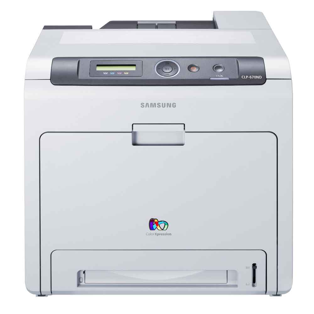 Samsung CLP-670ND Color Laser Printer Demo